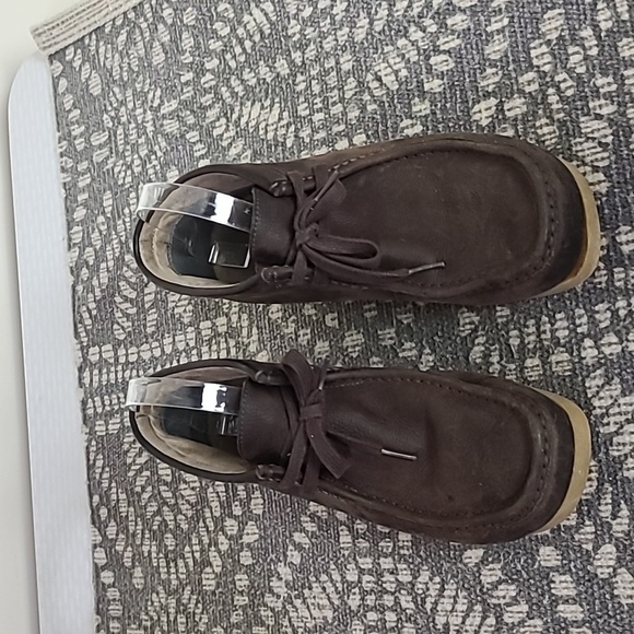 Clarks Shacre brown leather boots - Picture 6 of 11